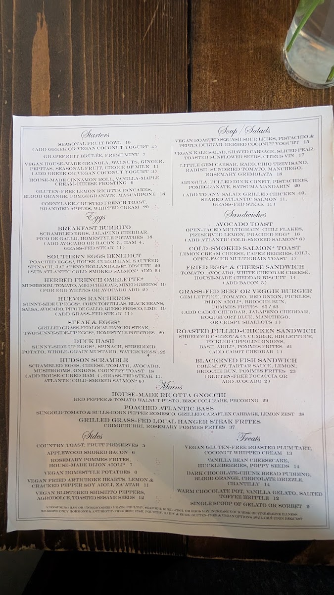 Hudson Clearwater Menu - Image 4